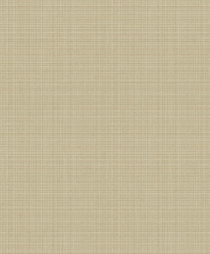 Crosshatch Linen Metallic Khaki 2231905 by Etten Gallerie Designer Wallpaper