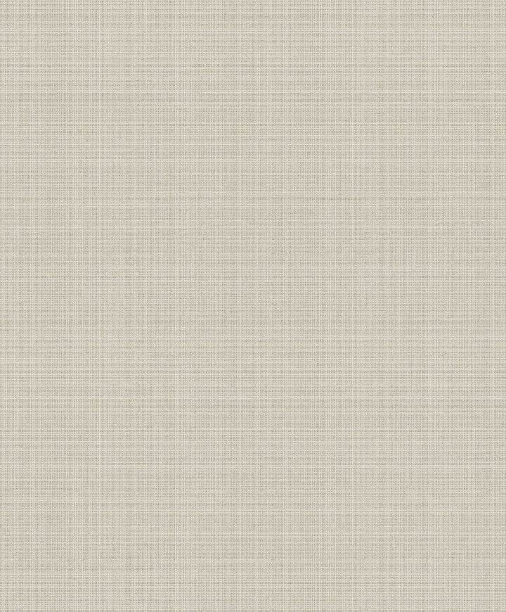 Crosshatch Linen Metallic Greige 2231913 by Etten Gallerie Designer Wallpaper