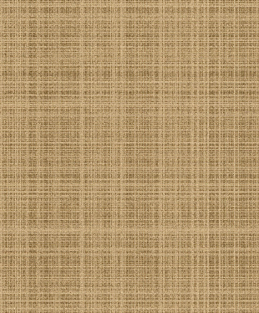Crosshatch Linen Metallic Antique Brass 2231915 by Etten Gallerie Designer Wallpaper