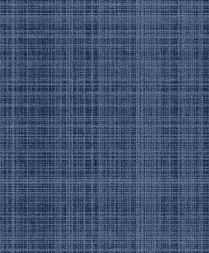 Crosshatch Linen Metallic Storm Blue 2231922 by Etten Gallerie Designer Wallpaper