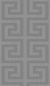 Etten Gallerie Wallpaper Greek Key Metallic Silver & Earl Gray 2232002