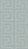 Etten Gallerie Wallpaper Greek Key Metallic Sea Green 2232004
