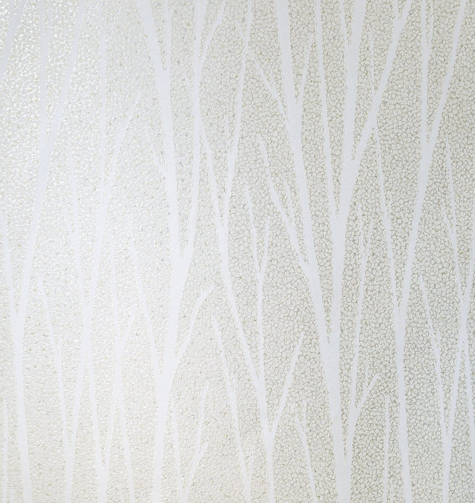Birch Trail Metallic Pearl & Glitter 2232100 by Etten Gallerie Designer Wallpaper