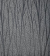 Etten Gallerie Wallpaper Birch Trail Black Satin & Silver Glitter 2232102