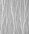 Etten Gallerie Wallpaper Birch Trail Metallic Silver & Charcoal 2232117