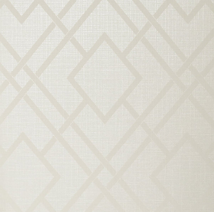 Diamond Lattice Metallic Ivory 2232203 by Etten Gallerie Designer Wallpaper