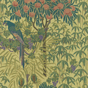 1838 Wallcoverings Wallpaper Macaw (Wp) # 03 Vivid Yellow