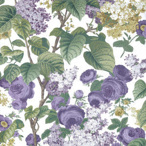 1838 Wallcoverings Wallpaper Floribunda (Wp) # 01 Lavender Dream