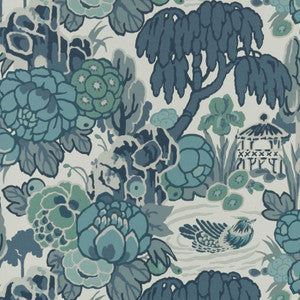 1838 Wallcoverings Wallpaper Mandarin Garden (Wp) # 01 Mist