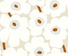 Marimekko Wallpaper Unikko Gray and Caramel 23351X