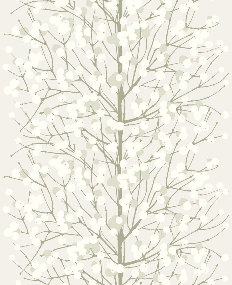 Lumimarja Gray and Fog 23376X by Marimekko Designer Wallpaper