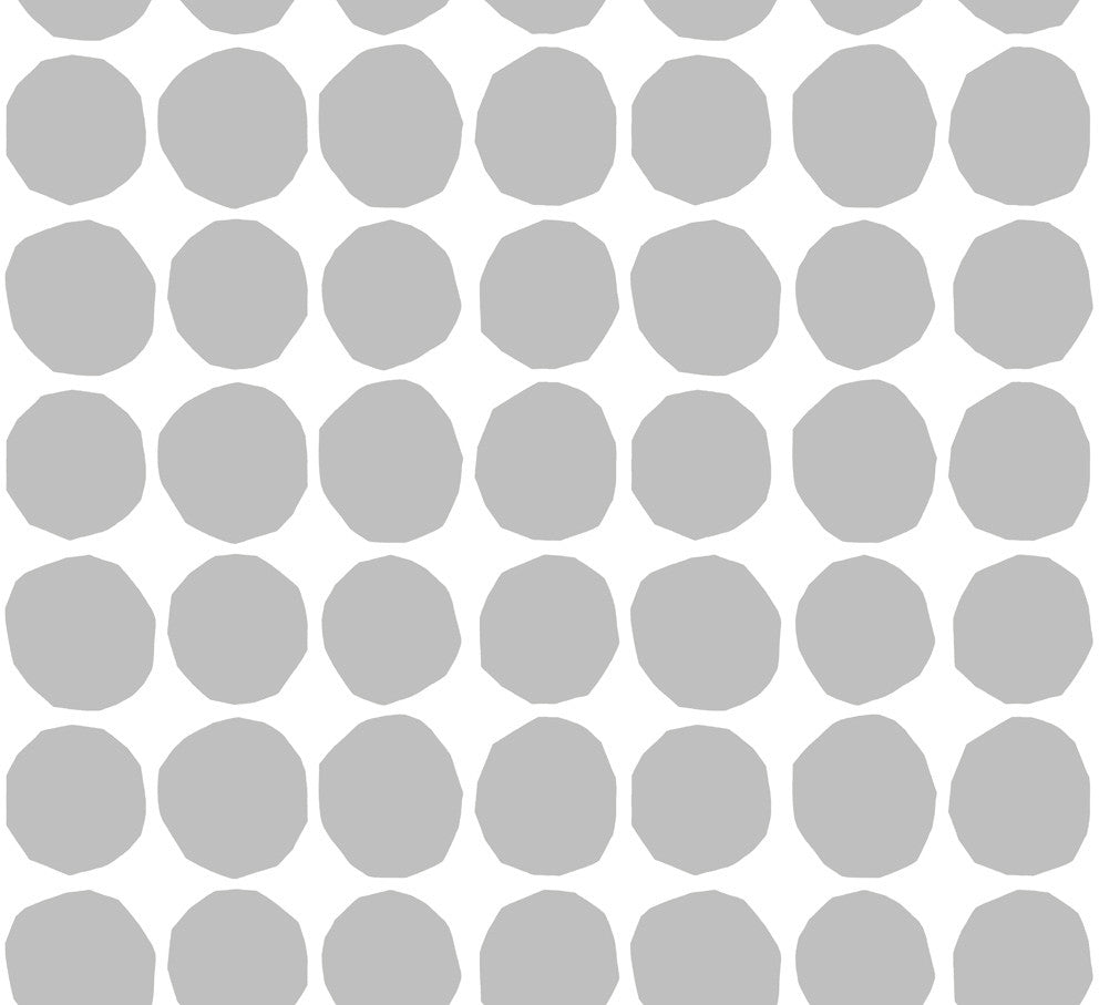 Pienet Kivet Gray and Eggshell 23380X by Marimekko Designer Wallpaper
