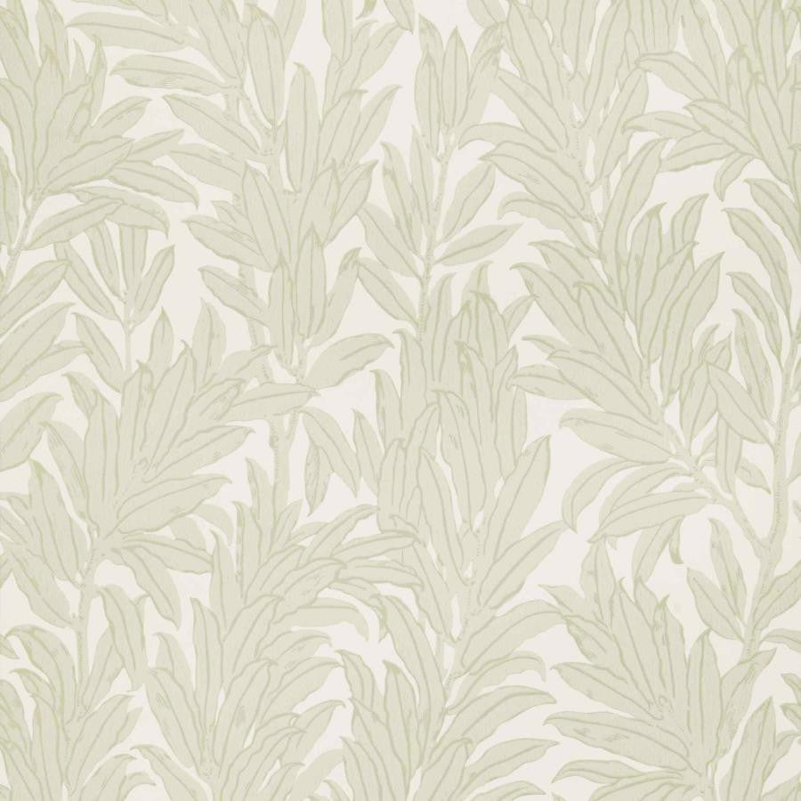 Laurel Leaf (Wp) # 03 Natural by 1838 Wallcoverings Designer Wallpaper V&A Decorative Papers Ii STRAIGHT PASTE THE WALL UNITED KINGDOM V-25" 20.5"X11YD - Swanky Fabrics -