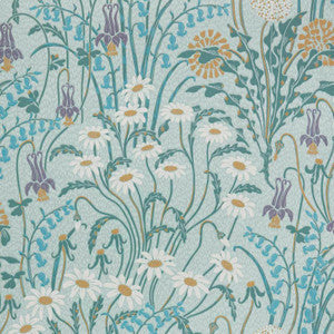 1838 Wallcoverings Wallpaper Flower Meadow (Wp) # 03 Celeste