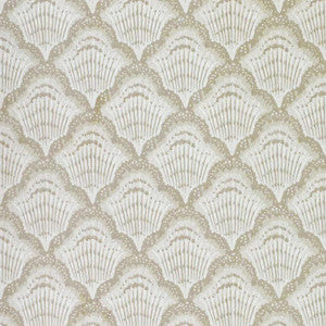 1838 Wallcoverings Wallpaper Calico Shell (Wp) # 01 Ivory