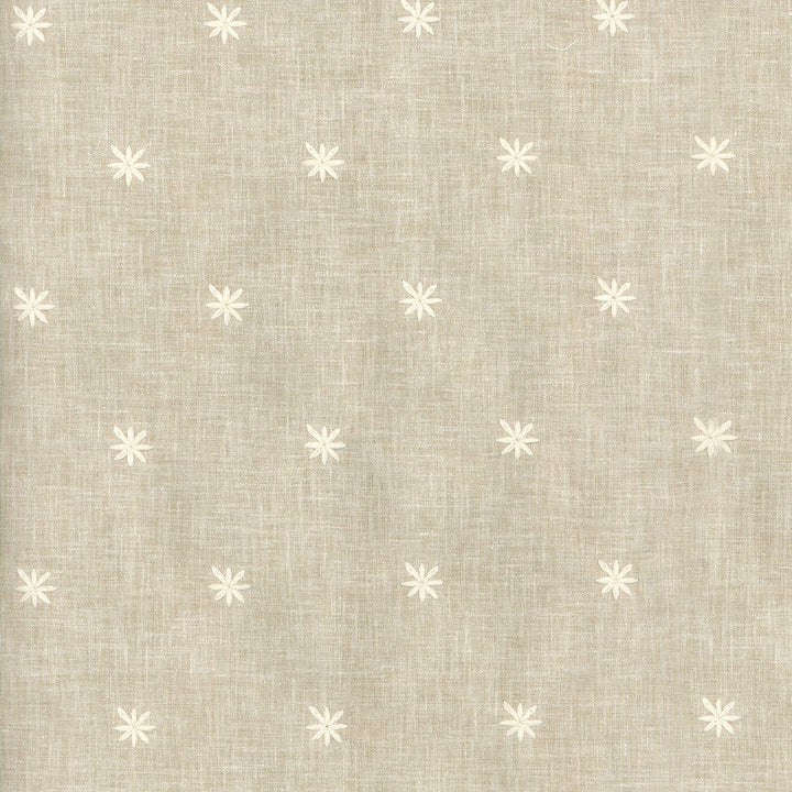 Sunset Emb Parchment Srd 250020 by ED Ellen DeGeneres Designer Fabric - BASE:52% Polyester 48% Cotton EMBROID:100% Polyester INDIA 12000 Horizontal: 3.125 and Vertical: 4.5 54 - Swanky Fabrics -