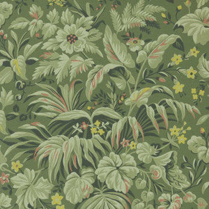 1838 Wallcoverings Wallpaper Palmette (Wp) # 01 Forest