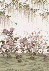 1838 Wallcoverings Wallpaper Wisteria Bloom (Wp) # 02 Heather