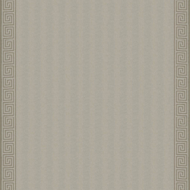 Greek Key Embroidery Pebble And Taupe 25800 by Schumacher Designer Fabric IN HER STYLE IN HIS STYLE See Sample BELGIUM TO BE DETERMINED </p><p>Repeat: Horizontal: - and Vertical: 4 1/4" (11CM) 57" WIDE (145CM) - Swanky Fabrics -