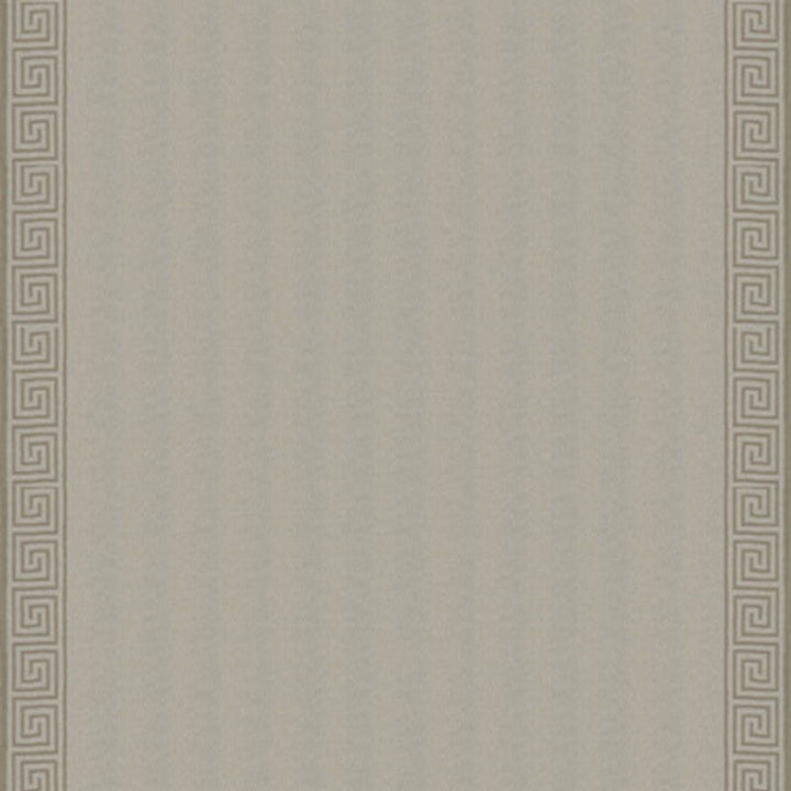 Greek Key Embroidery Pebble And Taupe 25800 by Schumacher Designer Fabric IN HER STYLE IN HIS STYLE See Sample BELGIUM TO BE DETERMINED </p><p>Repeat: Horizontal: - and Vertical: 4 1/4" (11CM) 57" WIDE (145CM) - Swanky Fabrics -