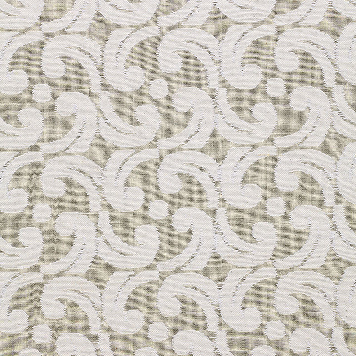 Baroque Cutwork Natural 2608480 by Schumacher Designer Fabric LUXURY CHENILLES COTTON 100% INDIA </p><p>Repeat: Horizontal: 5" (13CM) and Vertical: 5 1/2" (14CM) 48 - Swanky Fabrics -