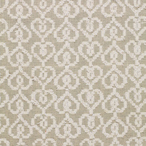 Schumacher Fabric Heart Cutwork Natural 2608610