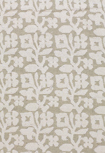 Schumacher Fabric Vine Cutwork Natural 2609380