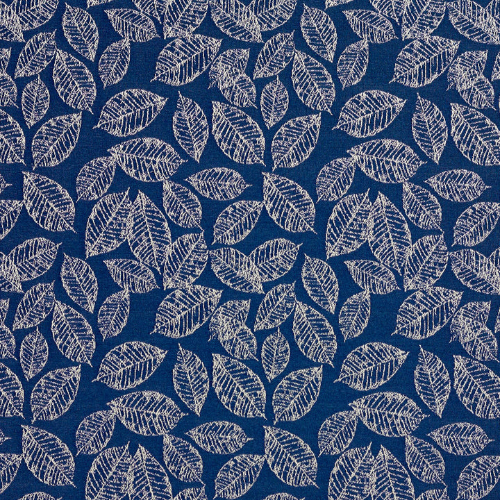 2618 Wedgewood/Leaf by Charlotte Designer Fabric Uptown Jacquards VI 100% Woven Polyester Asia Exceeds 70,000 Wyzenbeek Rubs (Heavy Duty) Horizontal: 7" x Vertical: 7.5" 54 Inches - Swanky Fabrics -