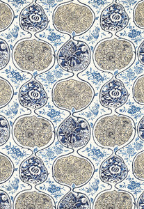 Schumacher Fabric Katsugi Blues 2620933