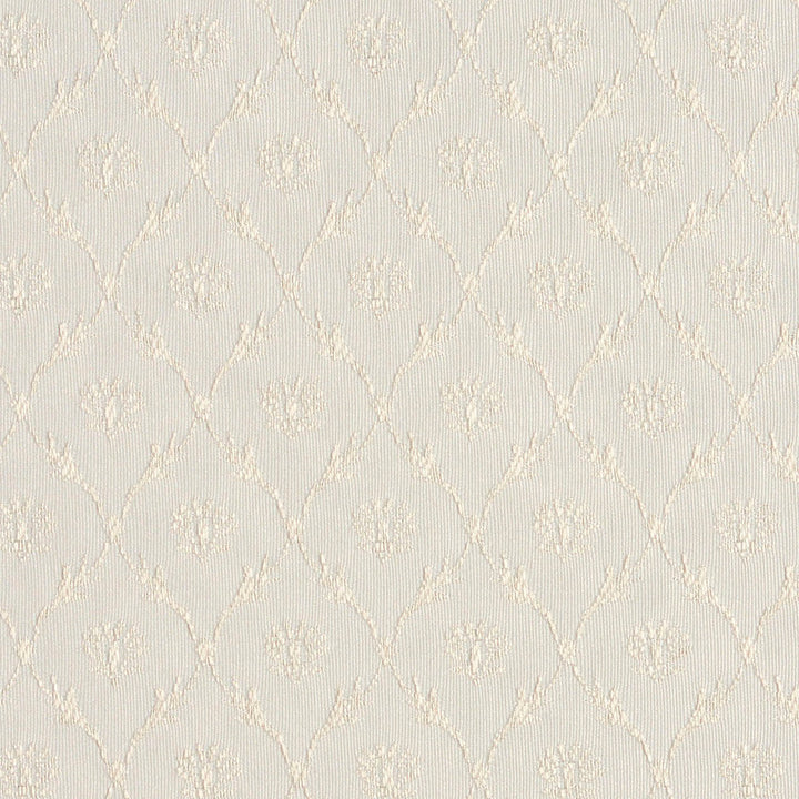 2638 Oyster/Trellis by Charlotte Designer Fabric Uptown Jacquards VI 100% Woven Polyester Asia Exceeds 70,000 Wyzenbeek Rubs (Heavy Duty) Horizontal: 1.5" x Vertical: 1.5" 54 Inches - Swanky Fabrics -