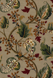 Schumacher Fabric Fox Hollow Multi On Flannel 2639641