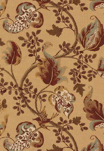 Schumacher Fabric Fox Hollow Honey And Smoke 2639647