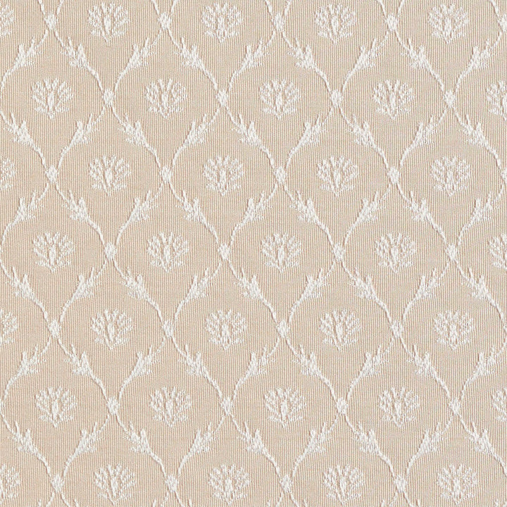 2641 Linen/Trellis by Charlotte Designer Fabric Uptown Jacquards VI 100% Woven Polyester Asia Exceeds 70,000 Wyzenbeek Rubs (Heavy Duty) Horizontal: 1.5" x Vertical: 1.5" 54 Inches - Swanky Fabrics -