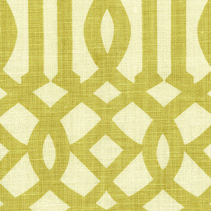 Schumacher Fabric Imperial Trellis Citrine/Ivory 2643762