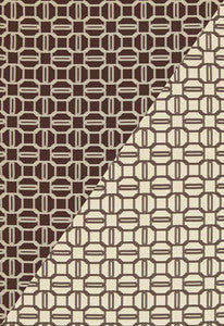 Schumacher Fabric Emerald Cut Mink & Ivory 2643901