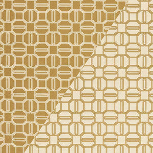 Schumacher Fabric Emerald Cut Biscuit & Ivory 2643904