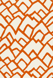 Schumacher Fabric Zimba Orange 2644331