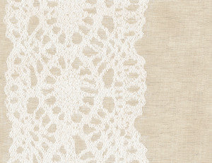 Schumacher Fabric Lace Lisere Linen 2644441