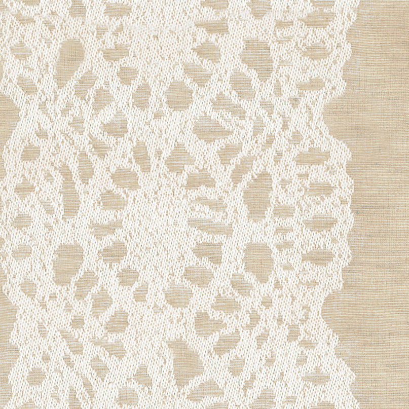 Lace Lisere Linen 2644441 by Schumacher Designer Fabric PERENNIAL FAVORITES COTTON 35% LINEN 31% ITALY </p><p>Repeat: Horizontal: 27" (69CM) and Vertical: 4" (10CM) 54 - Swanky Fabrics -