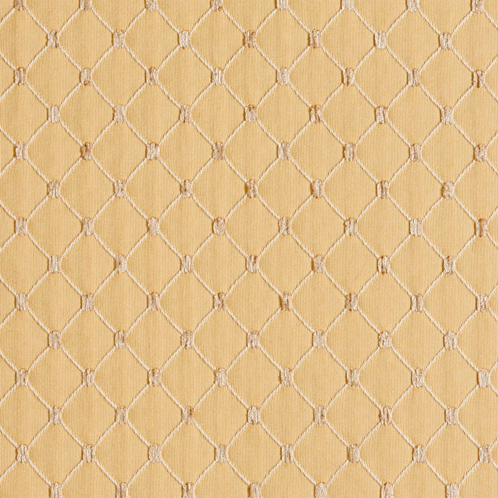 2653 Flax/Diamond by Charlotte Designer Fabric Uptown Jacquards VI 100% Woven Polyester Asia Exceeds 70,000 Wyzenbeek Rubs (Heavy Duty) Horizontal: 1.75" x Vertical: 1.5" 54 Inches - Swanky Fabrics -