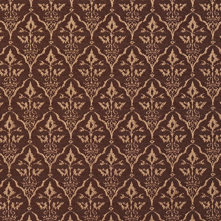 2666 Sable/Cameo by Charlotte Designer Fabric Uptown Jacquards VI 100% Woven Polyester Asia Exceeds 70,000 Wyzenbeek Rubs (Heavy Duty) Horizontal: 1.5" x Vertical: 2.75" 54 Inches - Swanky Fabrics -