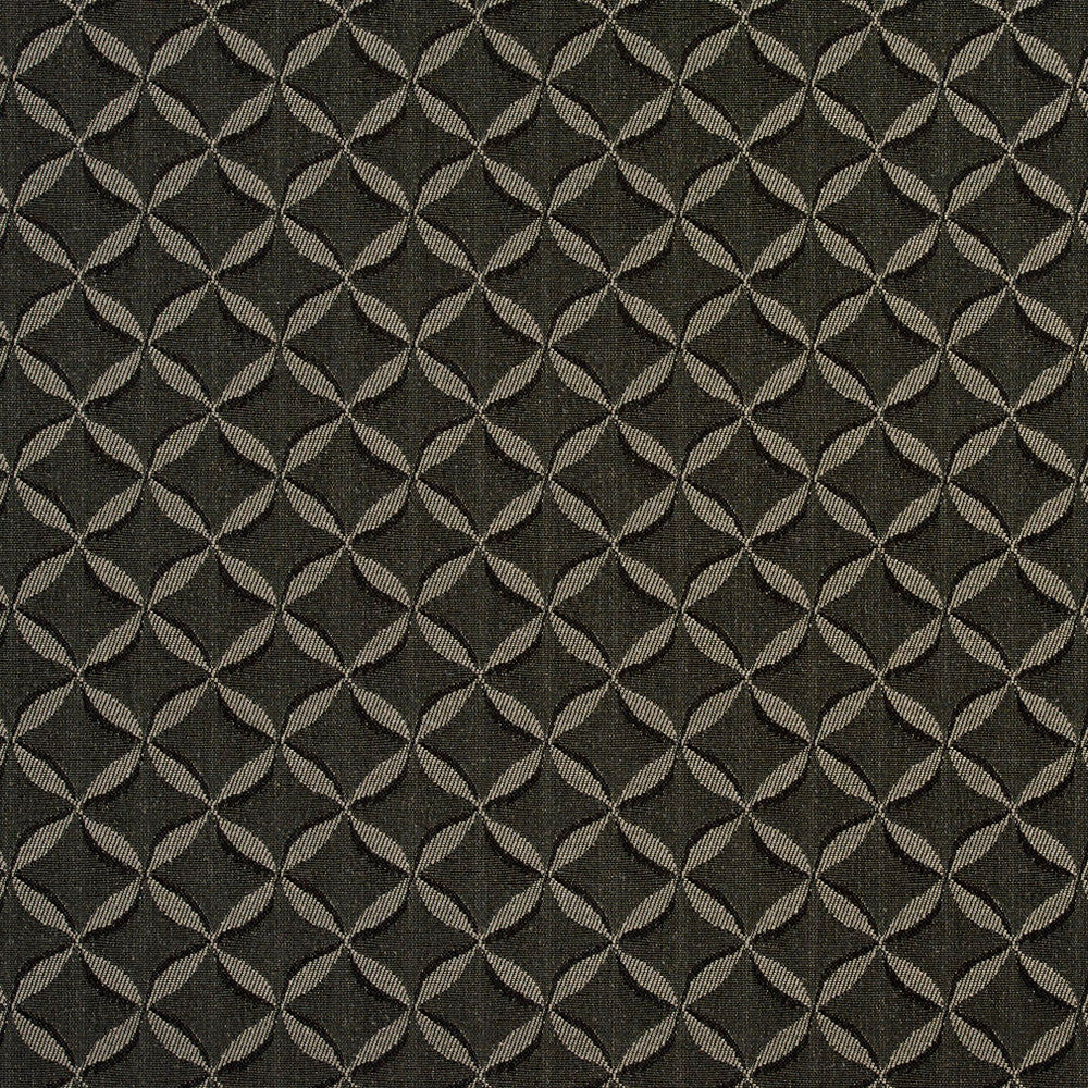 2755 Charcoal by Charlotte Designer Fabric Durables II 100% Woven Polyester Made In USA Exceeds 100,000 Wyzenbeek Rubs (Heavy Duty) Horizontal: 1" x Vertical: 1" 54 Inches - Swanky Fabrics -