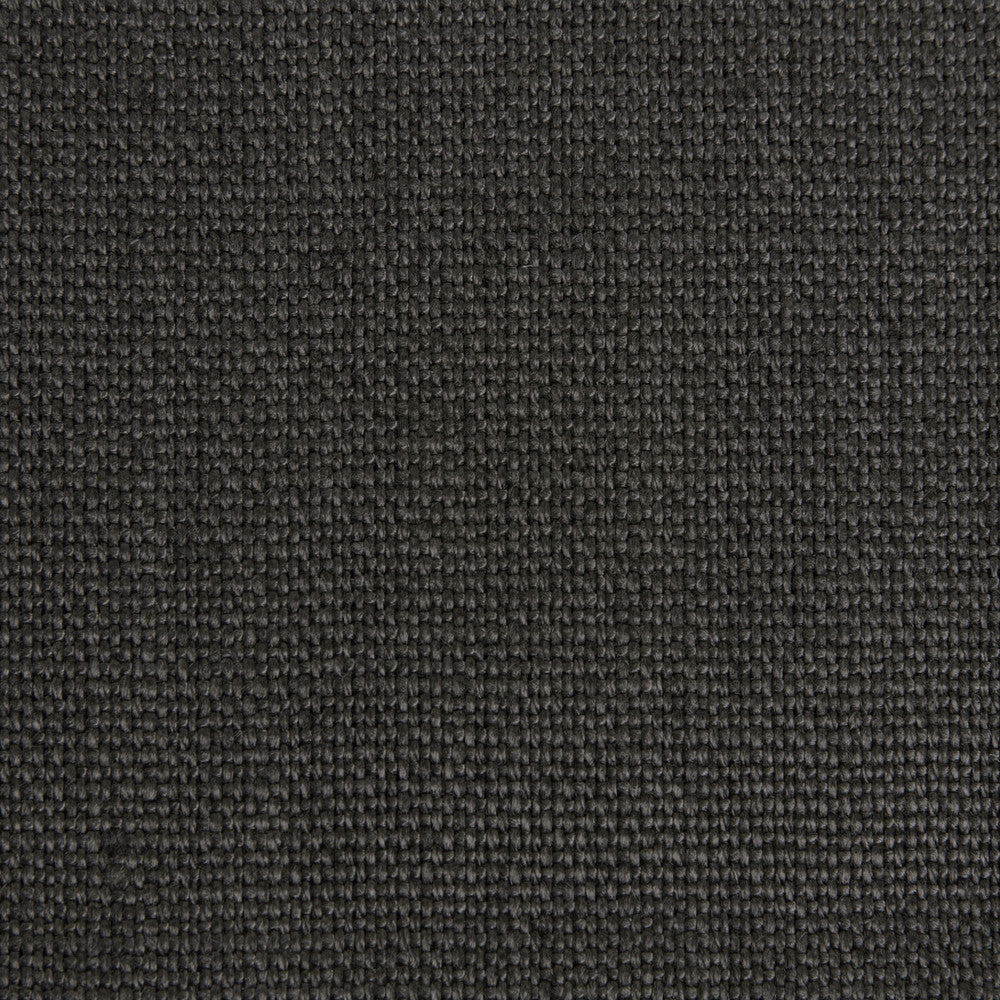Stone Harbor Charcoal by Kravet Basics Designer Fabric LINEN - 100% Brazil LIGHT Horizontal: 0 and Vertical: 0 54 - Swanky Fabrics -