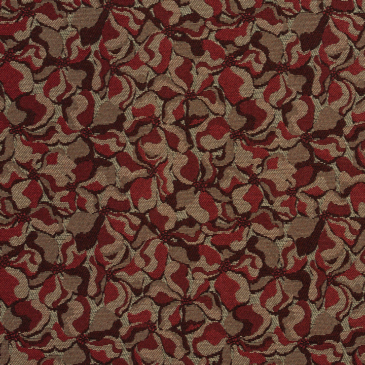 2798 Wine by Charlotte Designer Fabric Durables II 100% Woven Polyester Made In USA Exceeds 100,000 Wyzenbeek Rubs (Heavy Duty) Horizontal: 7.25" x Vertical: 7" 54 Inches - Swanky Fabrics -