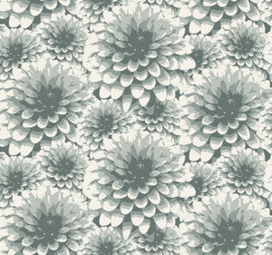 A-Street Prints Wallpaper Umbra Teal Floral