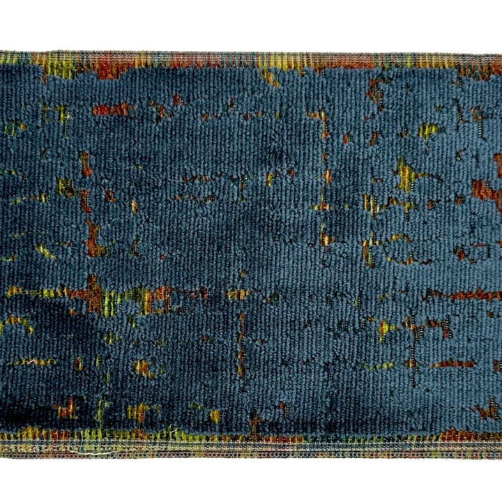 Sunburst Navy by Europatex Designer Fabric Sunburst 100% Polyester 6.75 inches - Swanky Fabrics -