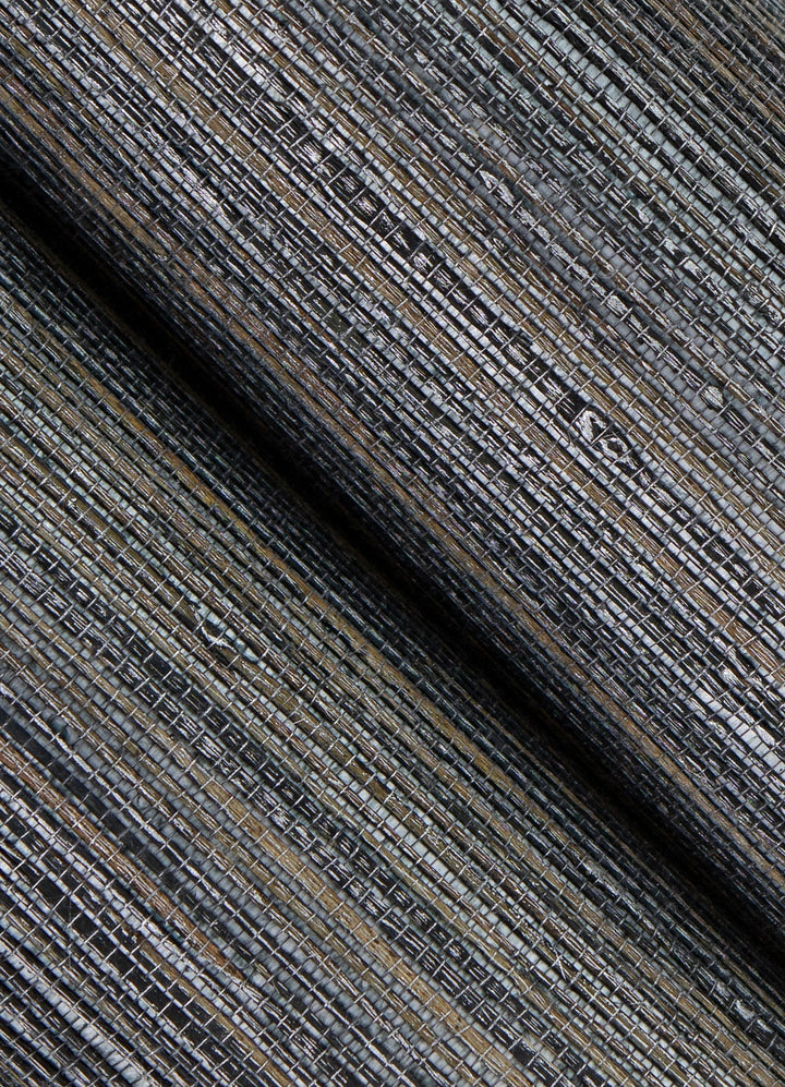Fujian Silver Grasscloth Wallpaper by A-Street Prints Designer