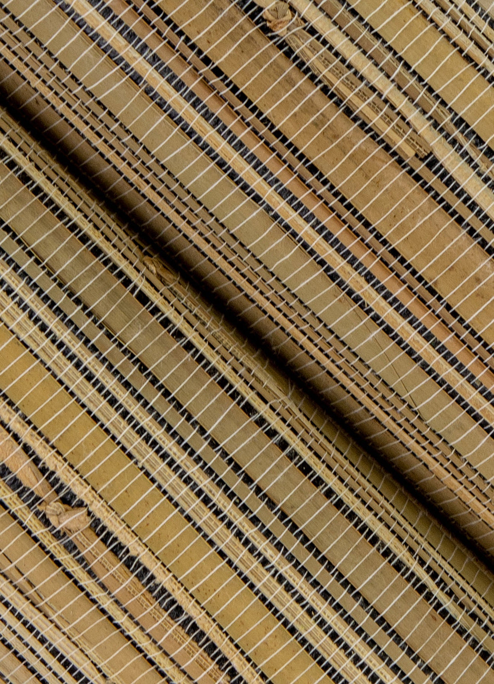 Ushi Black Grasscloth Wallpaper by A-Street Prints Designer