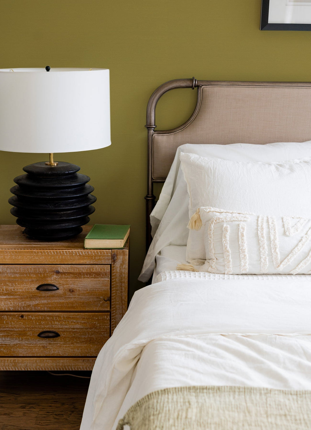 Yunri Chartreuse Sisal Grasscloth Wallpaper by A-Street Prints Designer