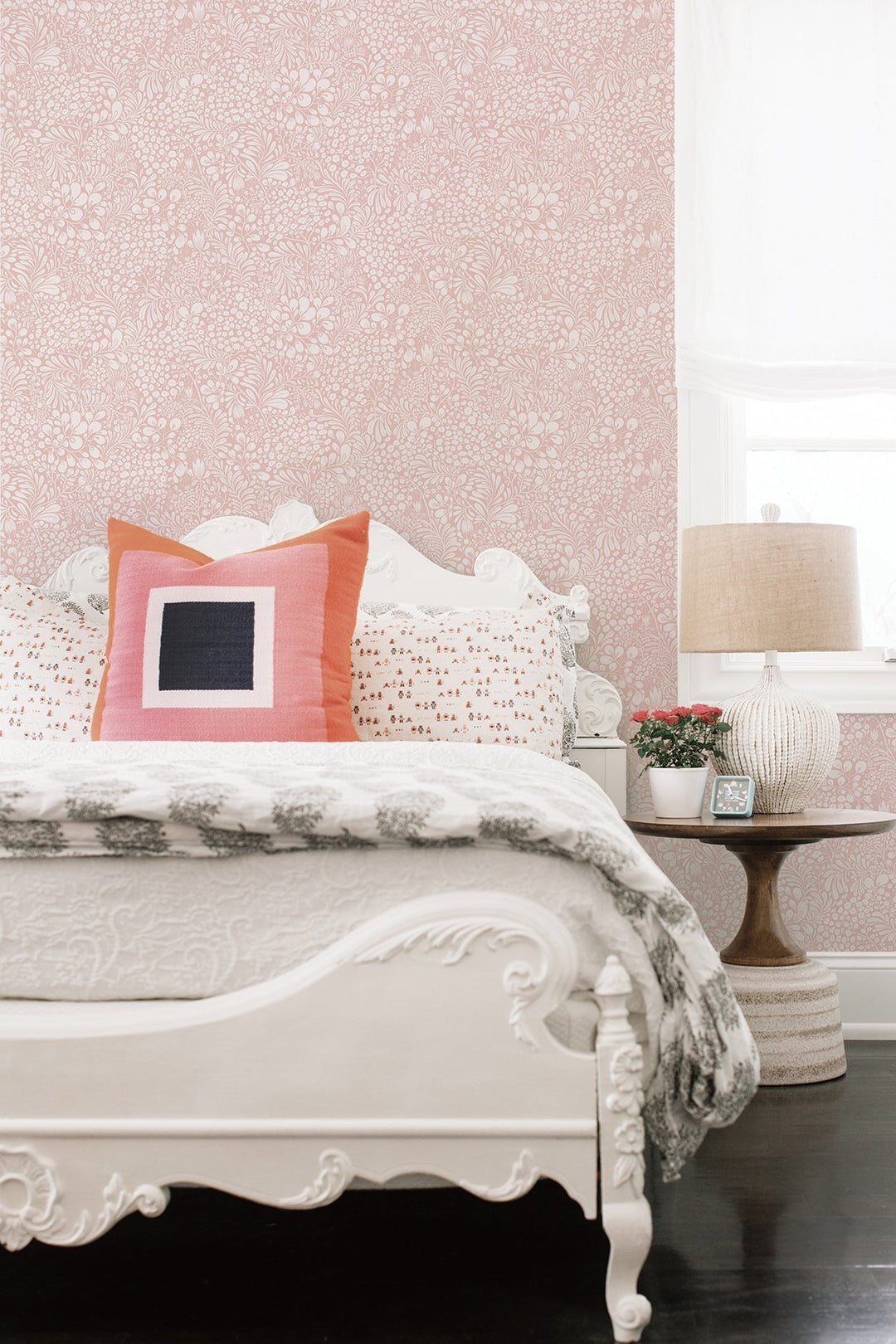 Siv Pink Botanical Wallpaper by A-Street Prints Designer